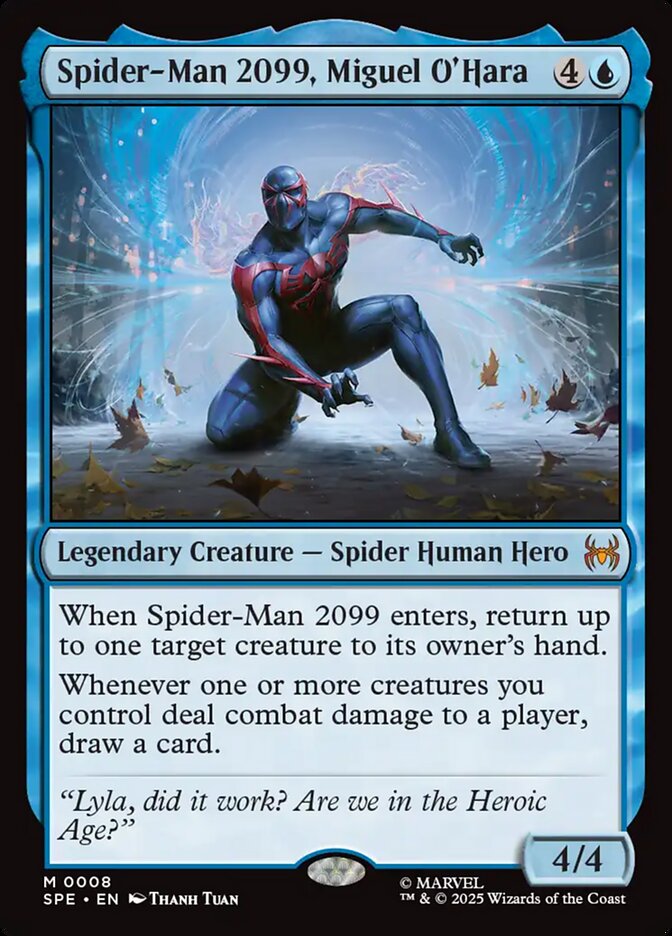 Spider-Man 2099, Miguel O'Hara SPE-8 Marvel's Spider-Man Eternal Magic card