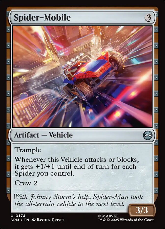 Spider-Mobile SPM-174 Marvel's Spider-Man Magic card