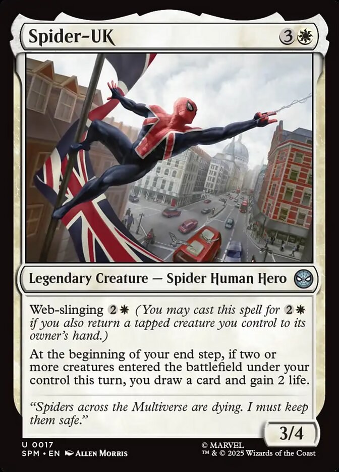 Spider-UK SPM-17 Marvel's Spider-Man Magic card