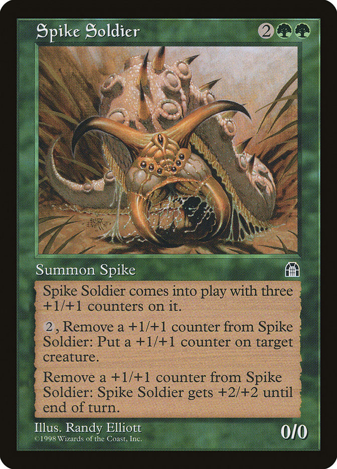 Spike Soldier STH-119 Stronghold Magic card