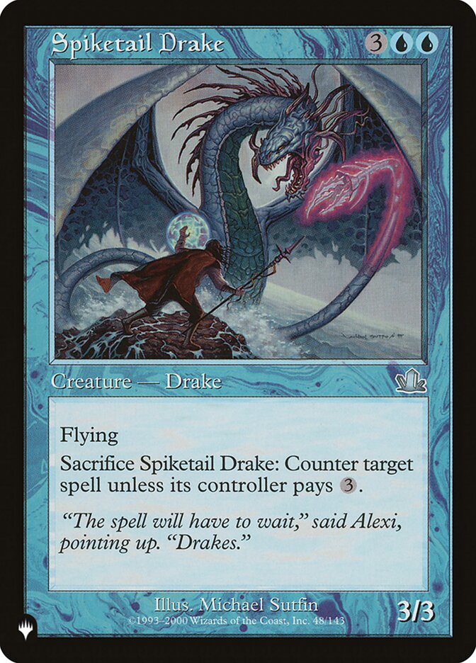 Spiketail Drake PLST-PCY-48 The List Magic card