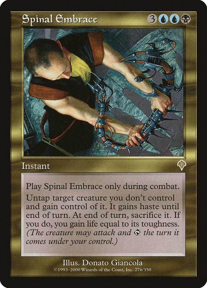 Spinal Embrace INV-276 Invasion Magic card
