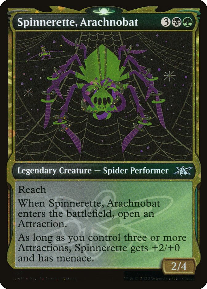 Spinnerette, Arachnobat UNF-522 Unfinity Magic card