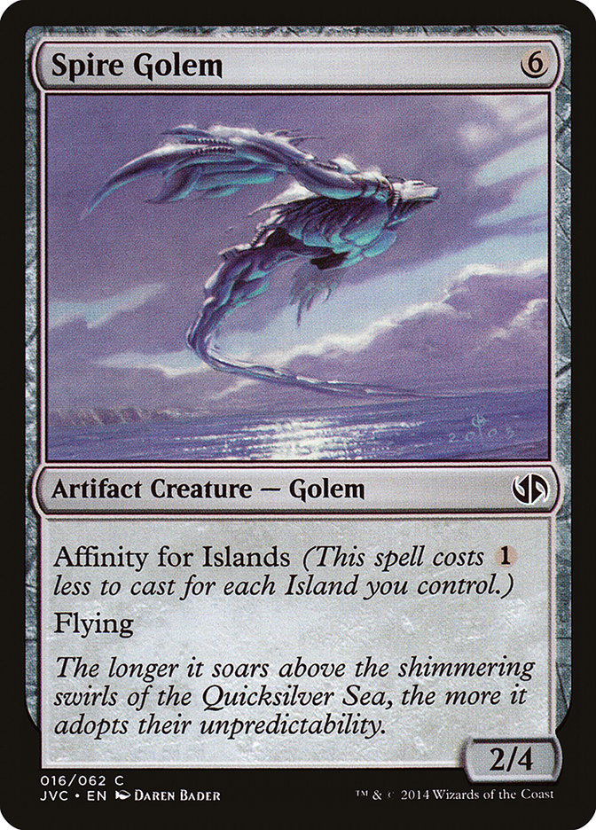 Spire Golem JVC-16 Duel Decks Anthology: Jace vs. Chandra Magic card
