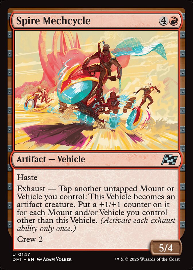 Spire Mechcycle DFT-147 Aetherdrift Magic card