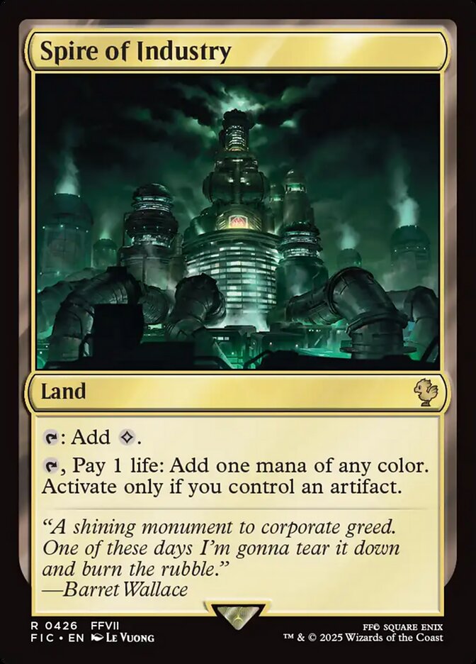 Spire of Industry FIC-426 Final Fantasy Commander Magic card