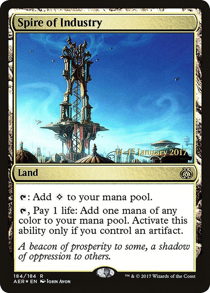 Spire of Industry PAER-184S Aether Revolt Promos Magic card
