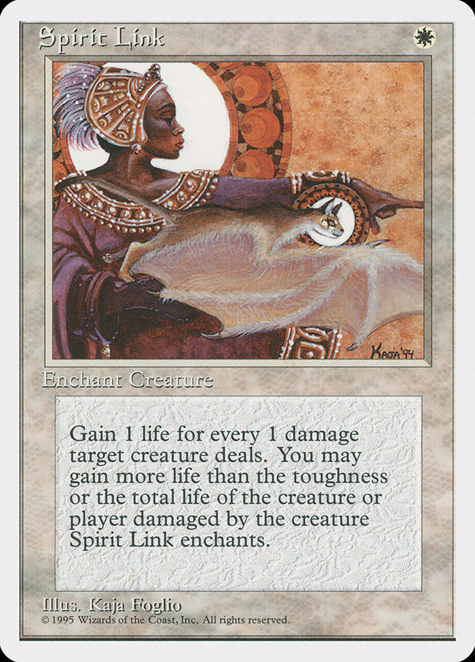 Spirit Link 4ED-51 Fourth Edition Magic card