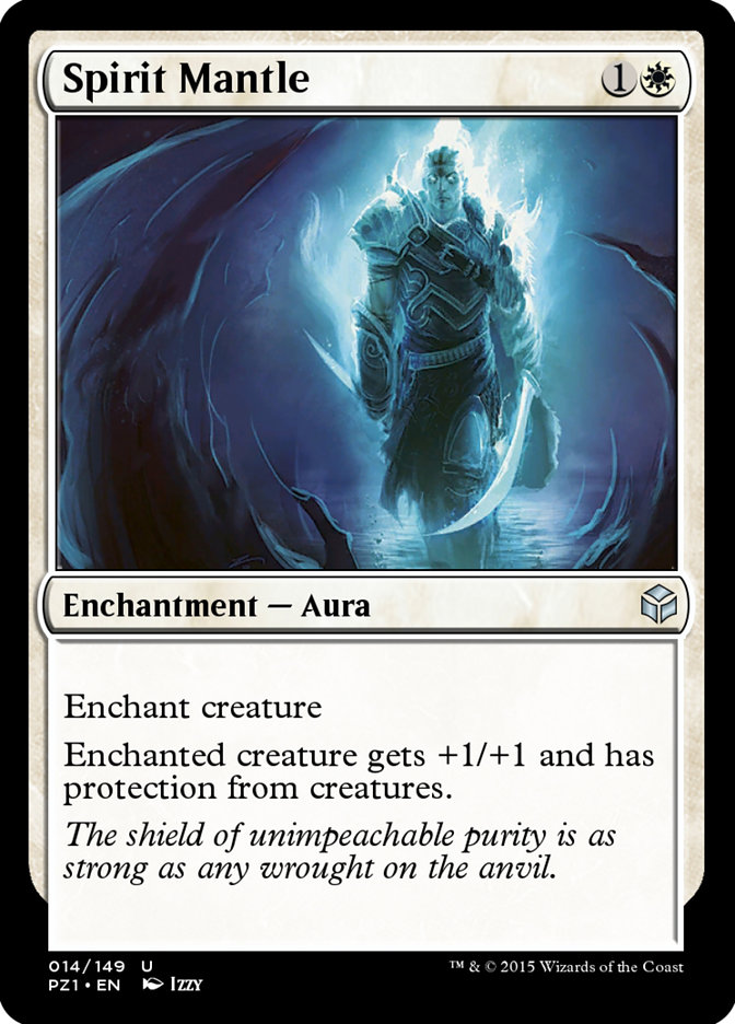 Spirit Mantle PZ1-14 Legendary Cube Prize Pack Magic card