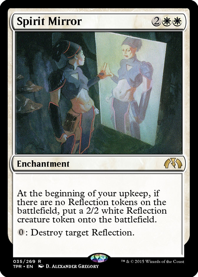 Spirit Mirror TPR-35 Tempest Remastered Magic card
