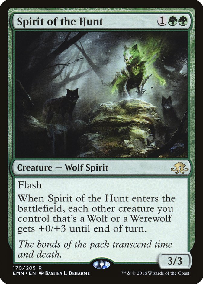 Spirit of the Hunt EMN-170 Eldritch Moon Magic card