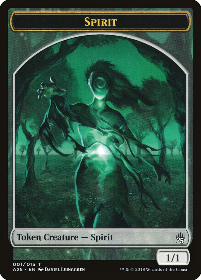 Spirit TA25-1 Masters 25 Tokens Magic card