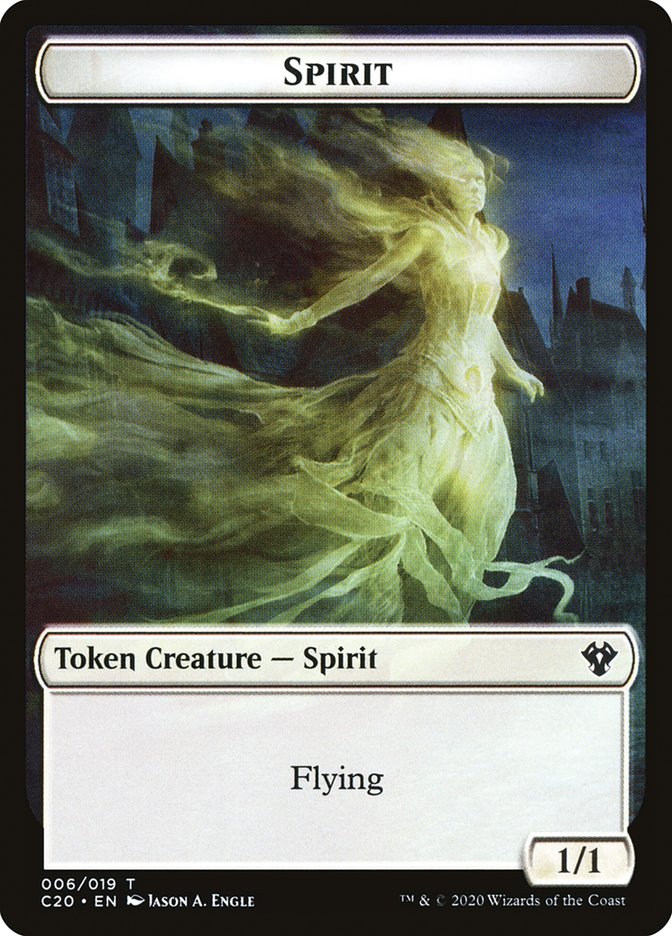 Spirit TC20-6 Commander 2020 Tokens Magic card