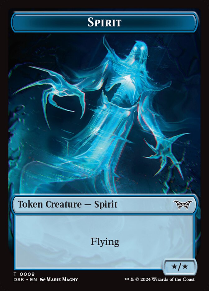 Spirit TDSK-8 Duskmourn: House of Horror Tokens Magic card