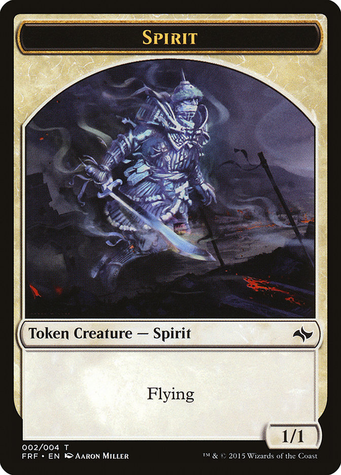 Spirit TFRF-2 Fate Reforged Tokens Magic card