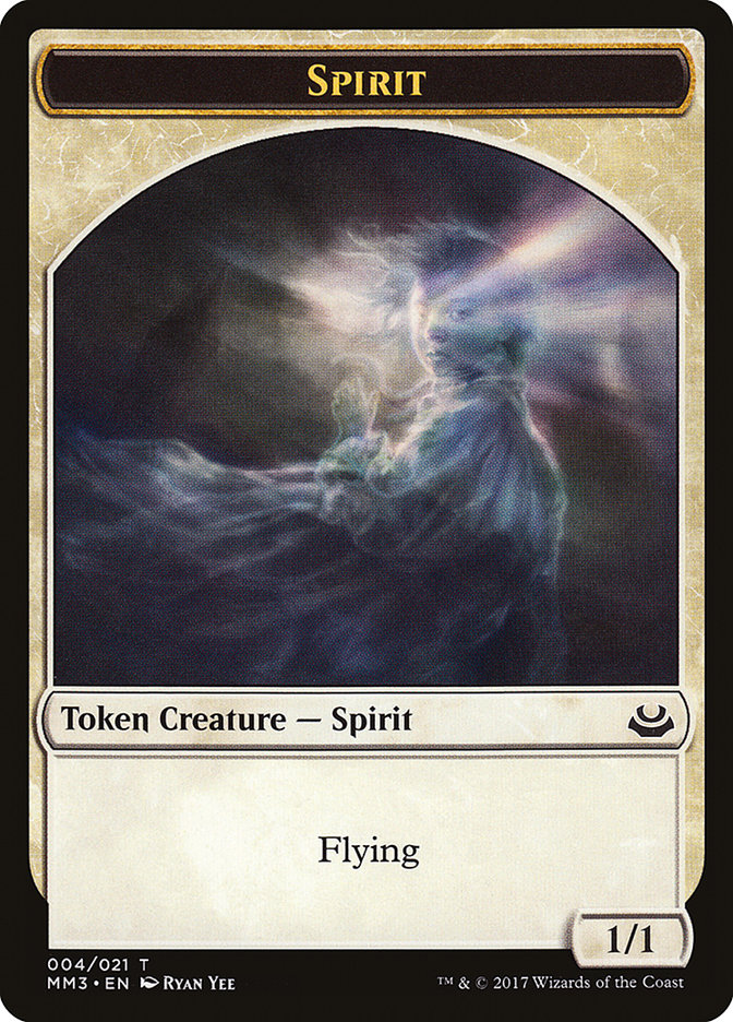 Spirit TMM3-4 Modern Masters 2017 Tokens Magic card