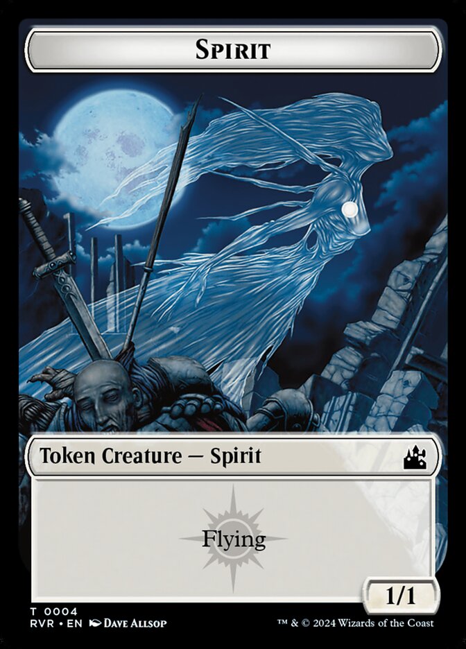 Spirit TRVR-4 Ravnica Remastered Tokens Magic card