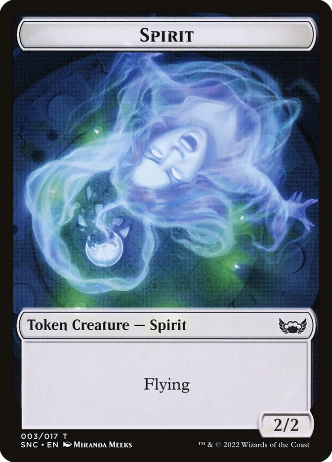 Spirit TSNC-3 Streets of New Capenna Tokens Magic card