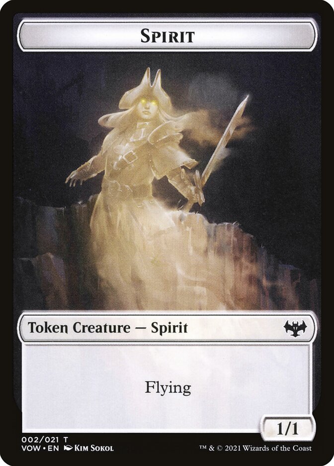 Spirit TVOW-2 Innistrad: Crimson Vow Tokens Magic card