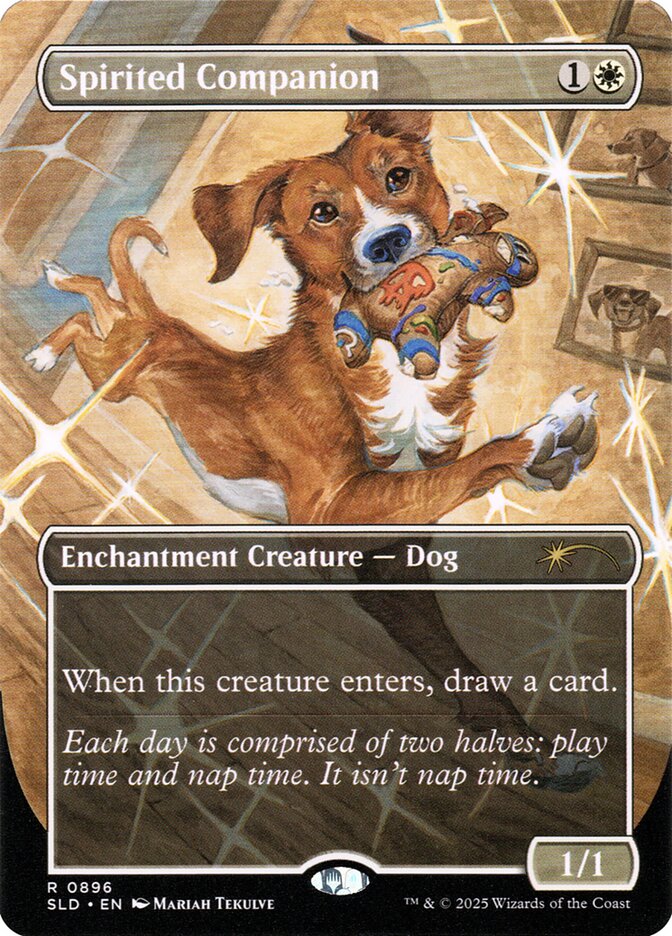 Spirited Companion SLD-896 Secret Lair Drop Magic card