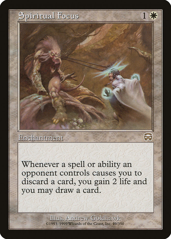 Spiritual Focus MMQ-49 Mercadian Masques Magic card