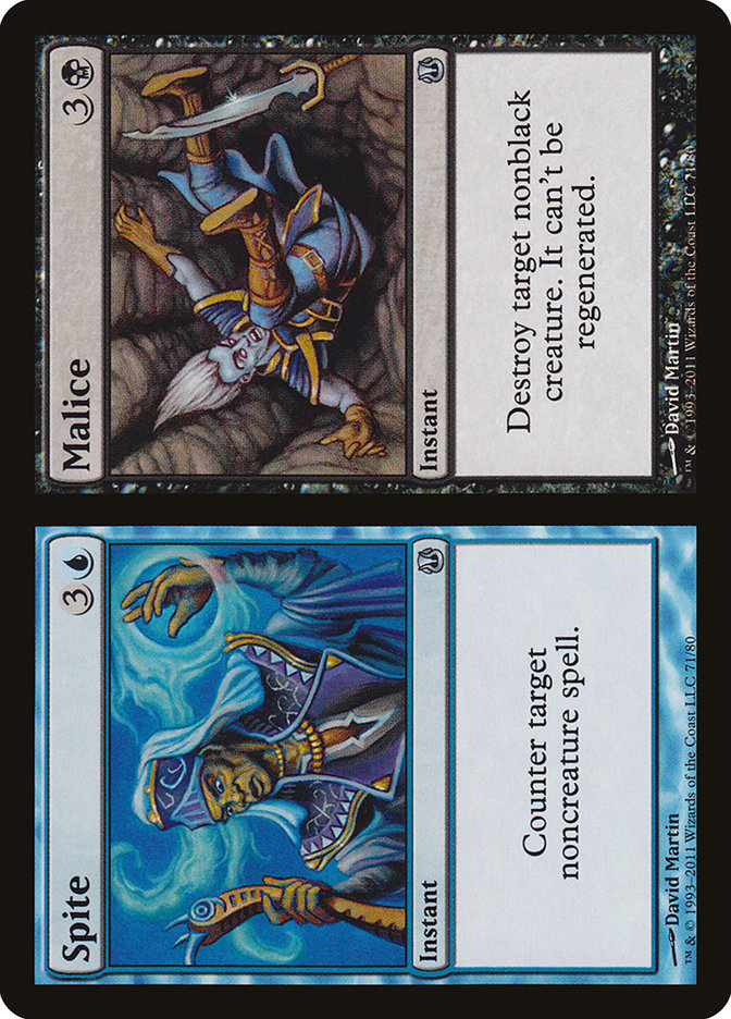 Spite // Malice DDH-71 Duel Decks: Ajani vs. Nicol Bolas Magic card