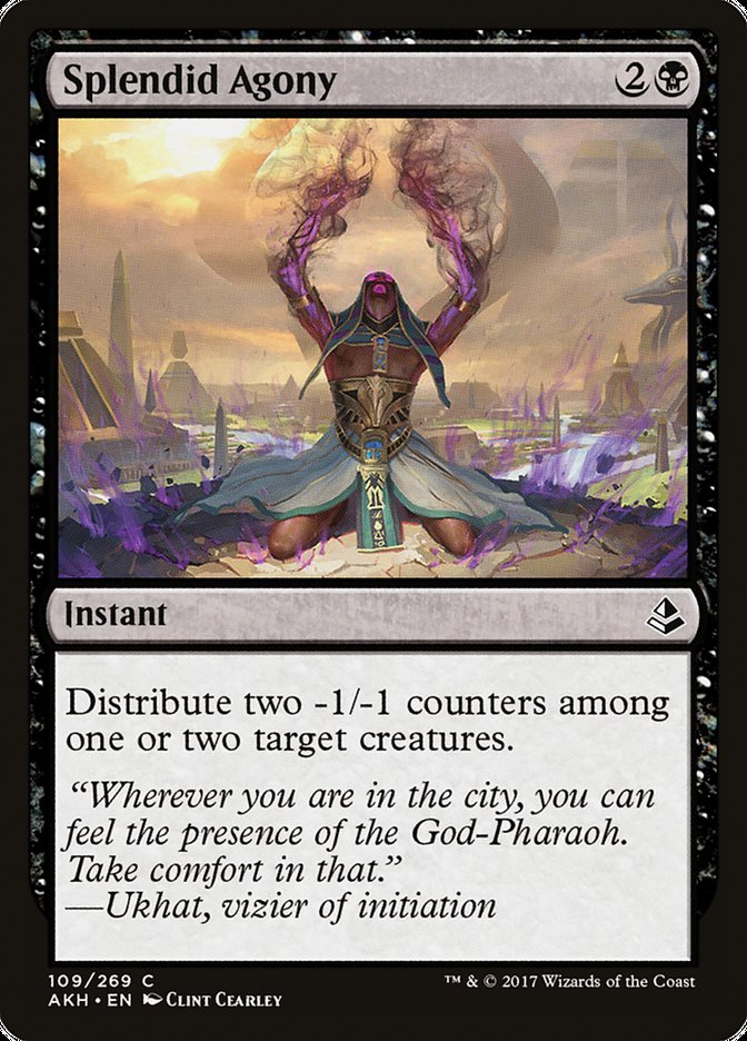 Splendid Agony AKH-109 Amonkhet Magic card
