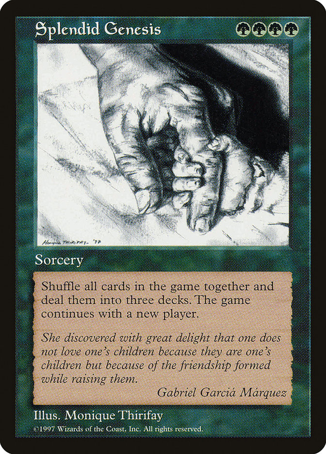 Splendid Genesis PCEL-4 Celebration Cards Magic card