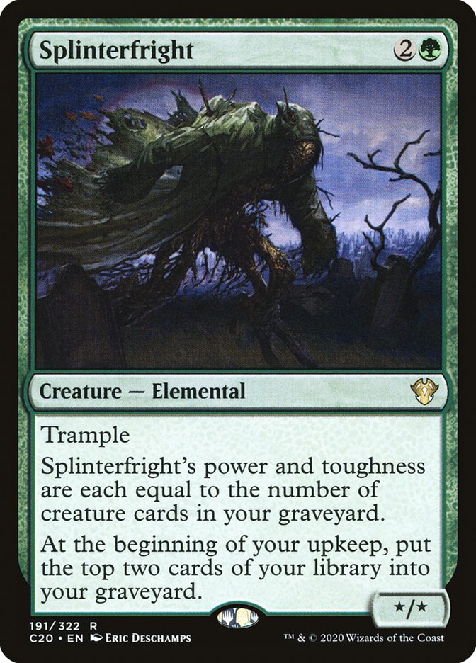 Splinterfright C20-191 Commander 2020 Magic card