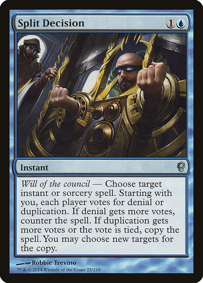 Split Decision CNS-25 Conspiracy Magic card