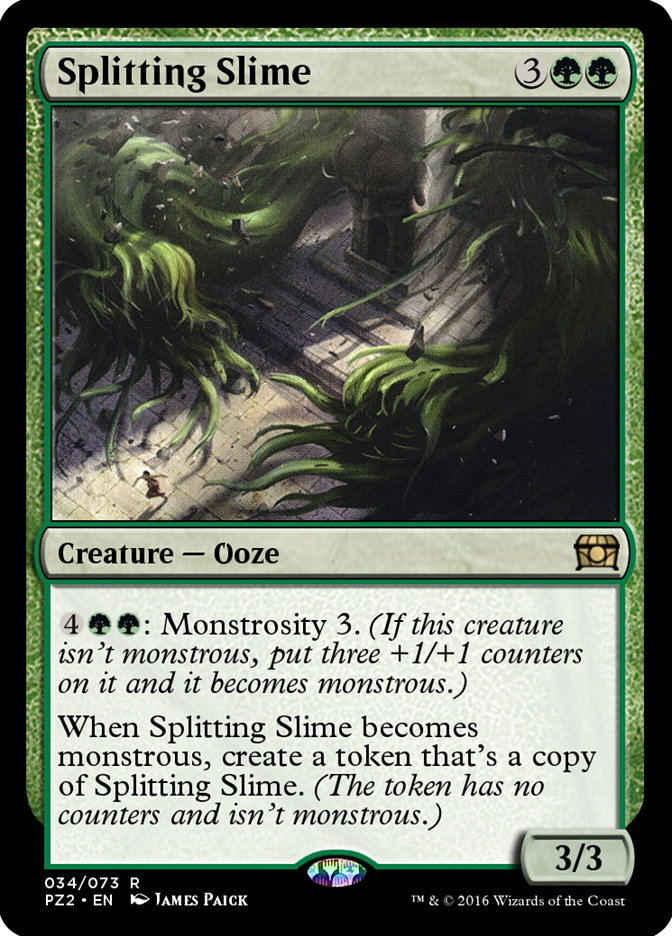Splitting Slime PZ2-34 Treasure Chest Magic card