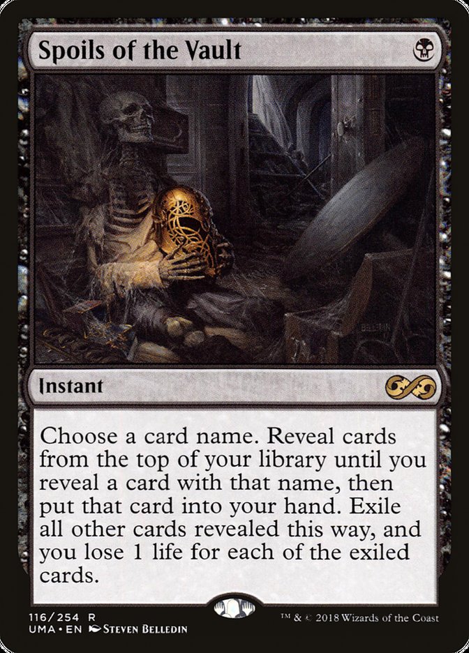 Spoils of the Vault UMA-116 Ultimate Masters Magic card