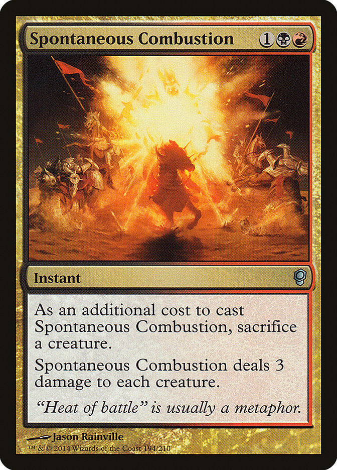 Spontaneous Combustion CNS-194 Conspiracy Magic card