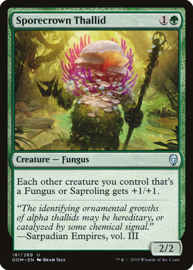 Sporecrown Thallid DOM-181 Dominaria Magic card