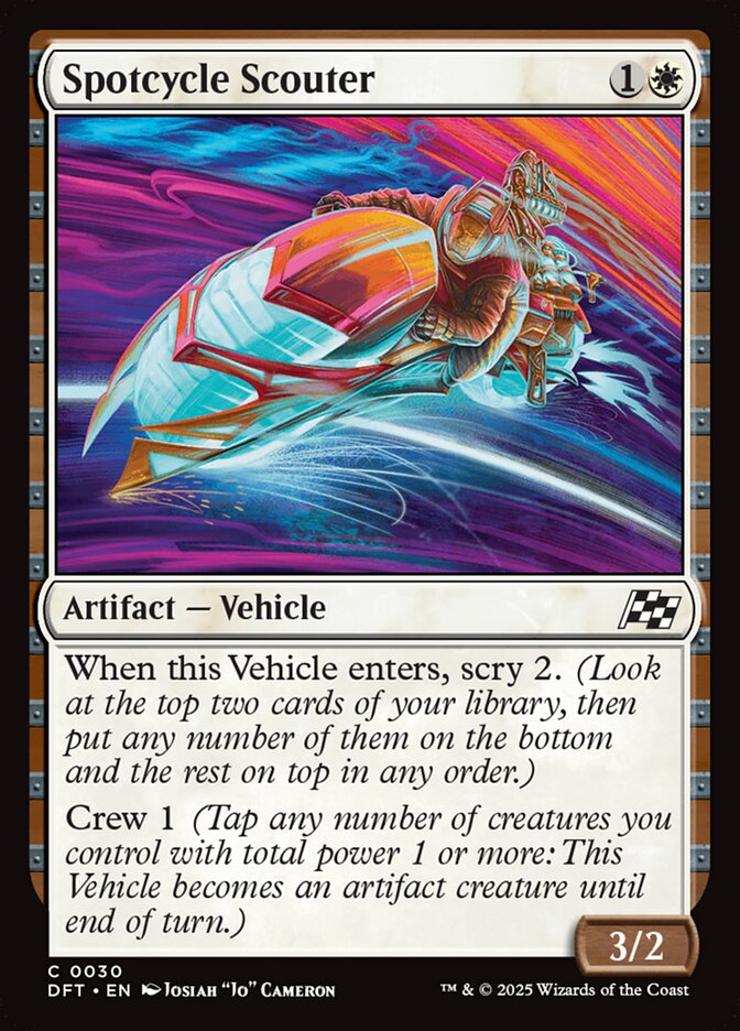 Spotcycle Scouter DFT-30 Aetherdrift Magic card