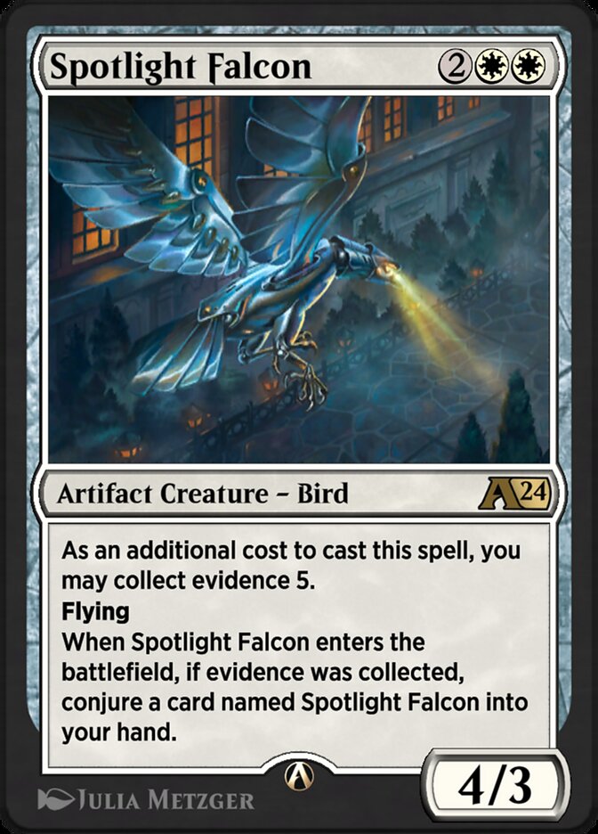Spotlight Falcon YMKM-3 Alchemy: Murders at Karlov Manor Magic card