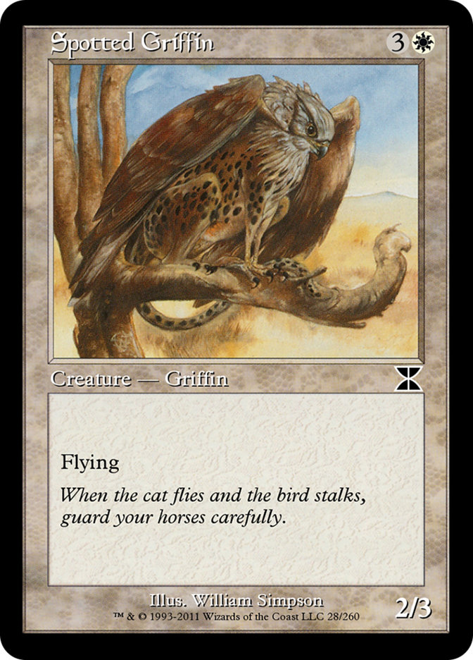 Spotted Griffin ME4-28 Masters Edition IV Magic card