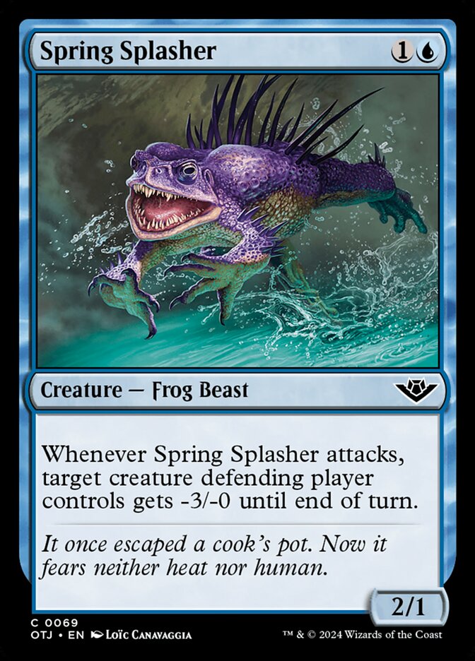 Spring Splasher OTJ-69 Outlaws of Thunder Junction Magic card