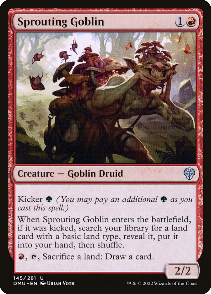 Sprouting Goblin DMU-145 Dominaria United Magic card