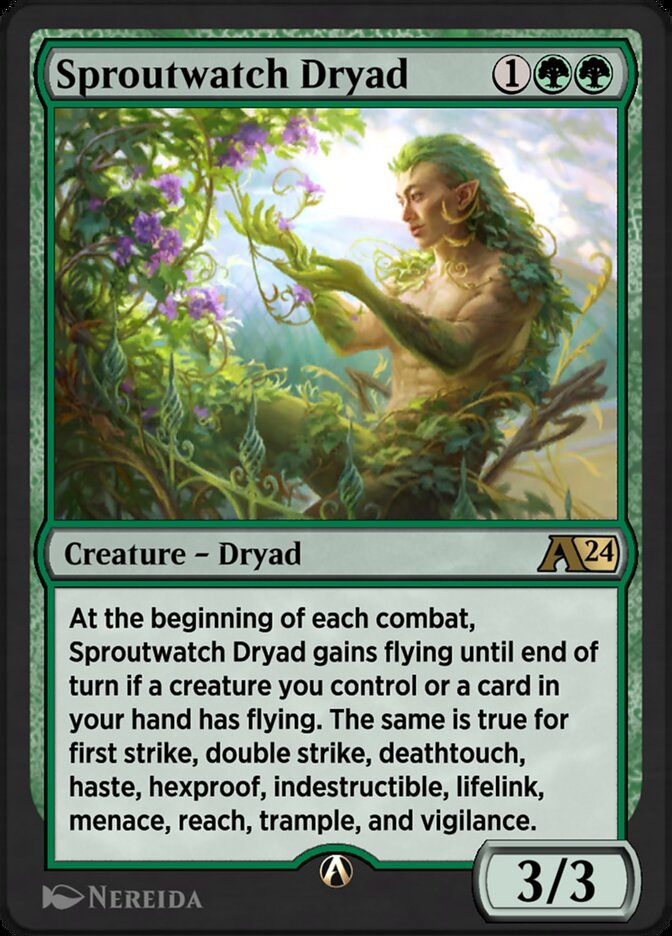 Sproutwatch Dryad YMKM-20 Alchemy: Murders at Karlov Manor Magic card