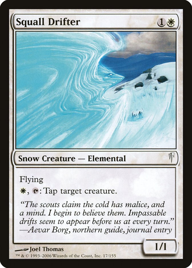 Squall Drifter CSP-17 Coldsnap Magic card
