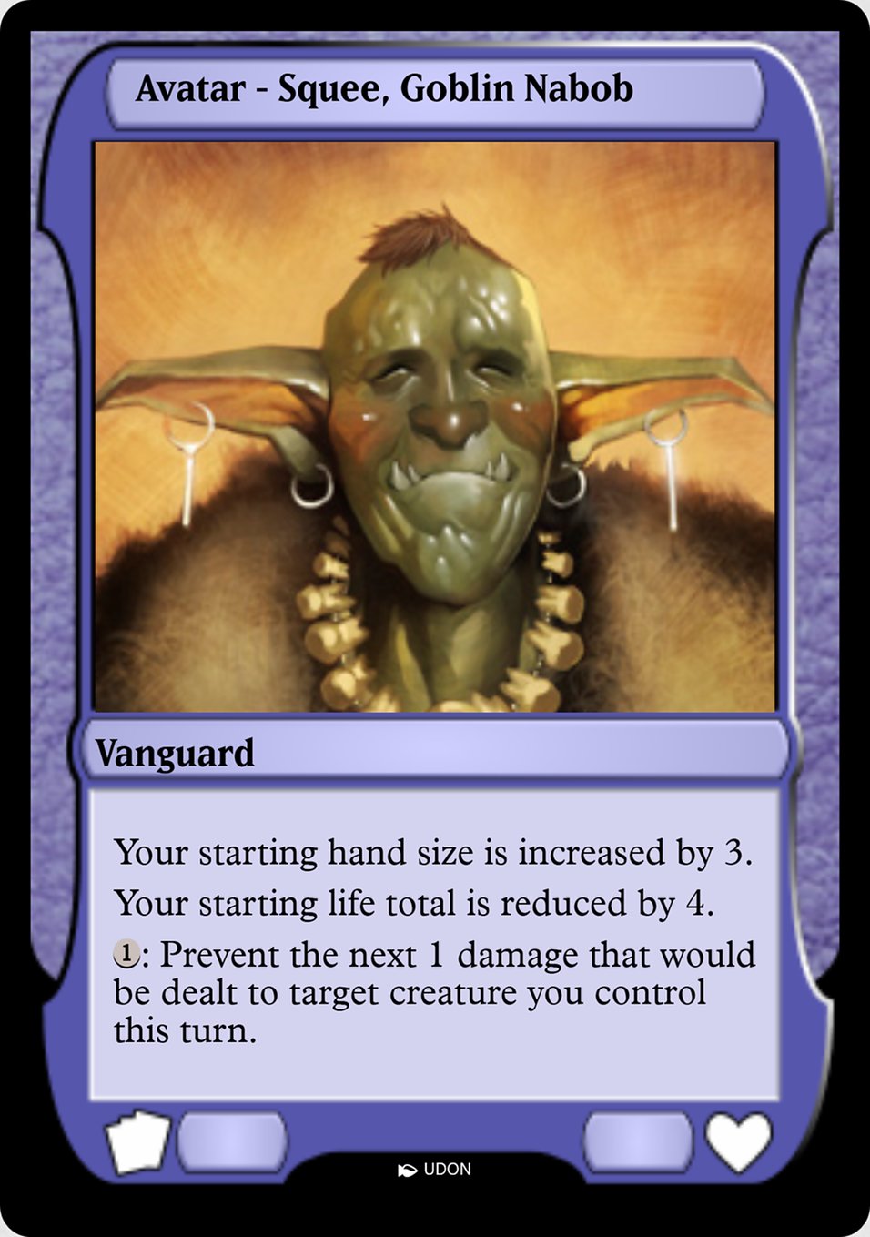Squee, Goblin Nabob Avatar PMOA-71 Magic Online Avatars Magic card