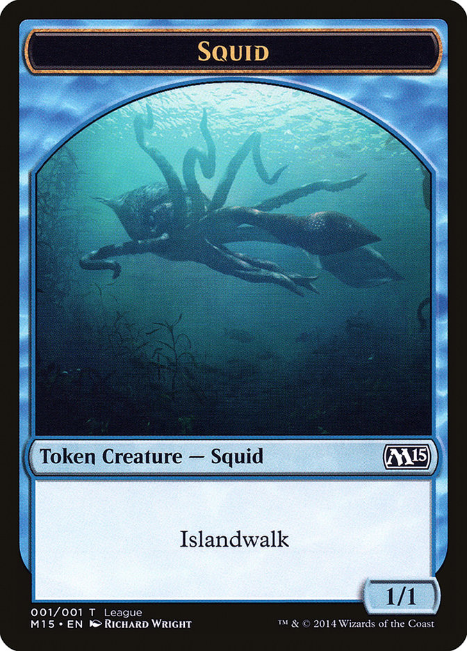 Squid L14-3 League Tokens 2014 Magic card