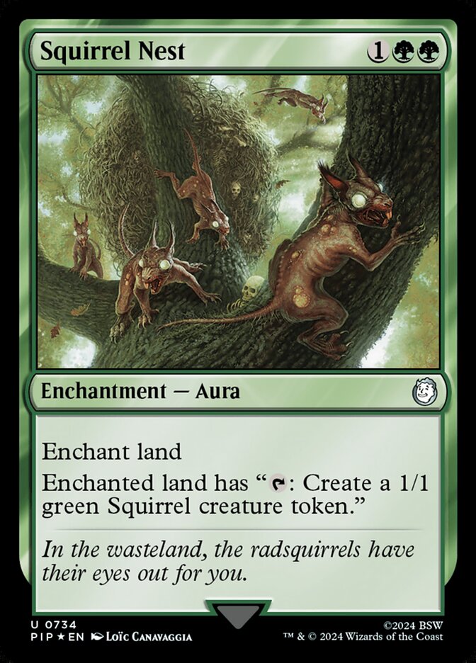 Squirrel Nest PIP-734 Fallout Magic card