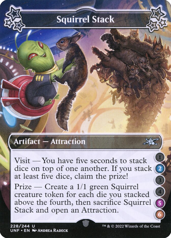 Squirrel Stack UNF-228C Unfinity Magic card