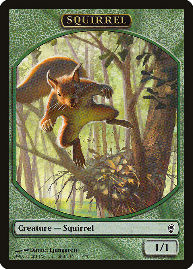 Squirrel TCNS-6 Conspiracy Tokens Magic card