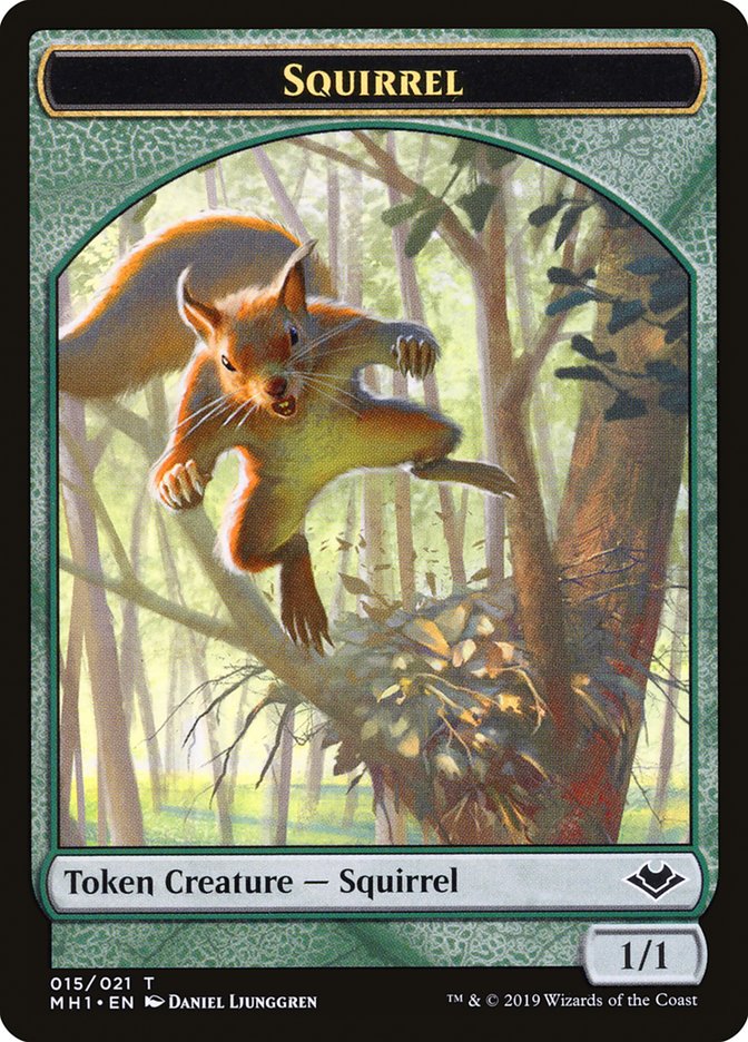 Squirrel TMH1-15 Modern Horizons Tokens Magic card