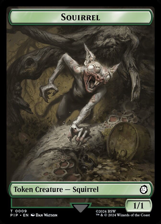 Squirrel TPIP-9 Fallout Tokens Magic card