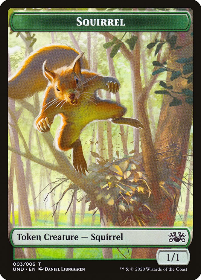 Squirrel TUND-3 Unsanctioned Tokens Magic card
