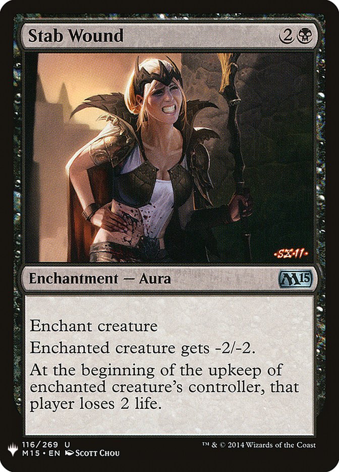 Stab Wound PLST-M15-116 The List Magic card